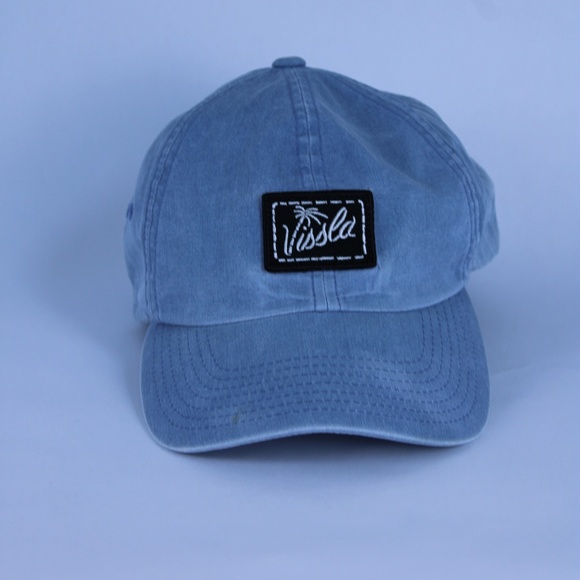 0301-Vissla Creators & Innovators Denim Blue Dad Hat – Adjustable Strapback Cap - Picture 1 of 6